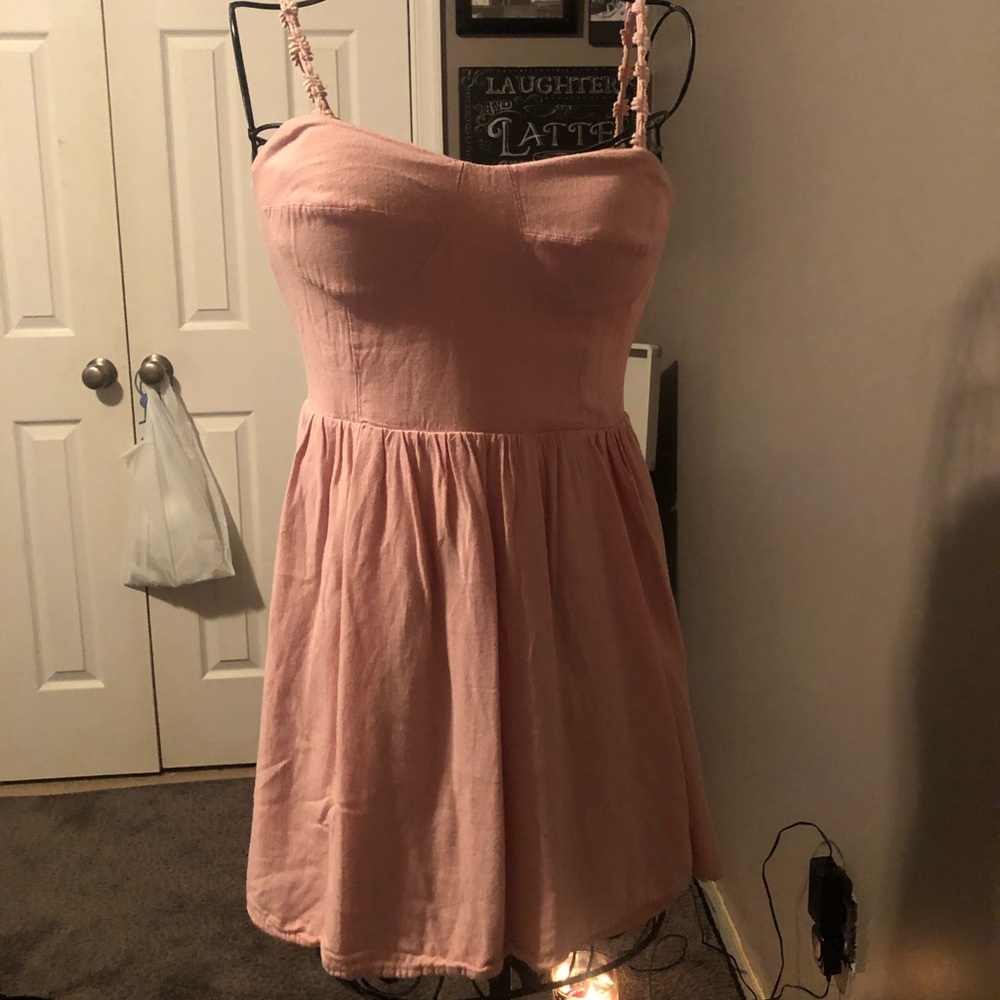 Pink mini dress “papaya”